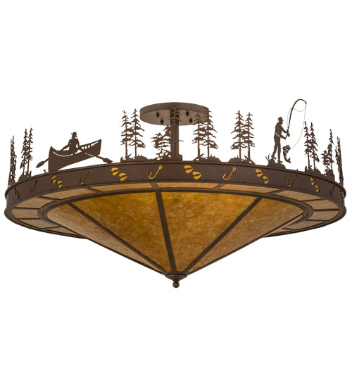 Meyda Tiffany Fishtracks 158842 Ceiling Light - Cafe-Noir