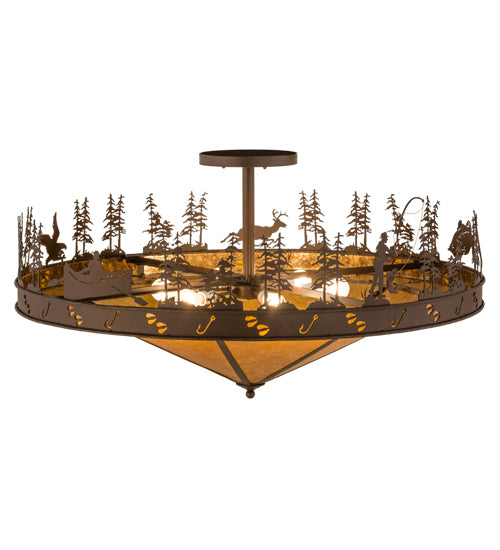 Meyda Tiffany Fishtracks 158842 Ceiling Light - Cafe-Noir