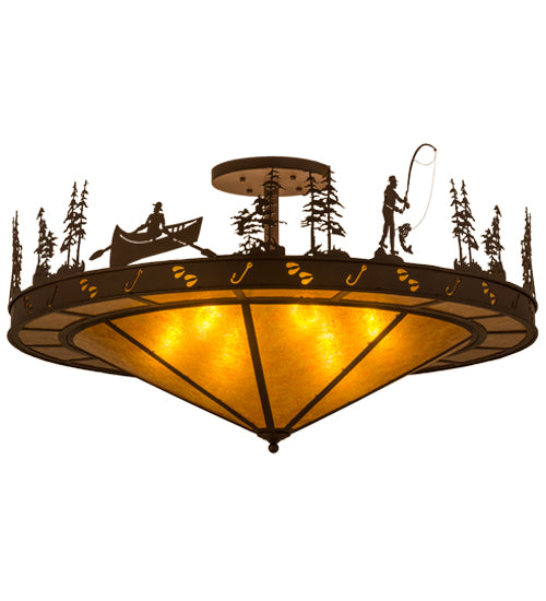 Meyda Tiffany Fishtracks 158847 Ceiling Light - Cafe-Noir