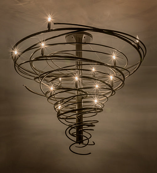 Meyda Tiffany Cyclone 158869 Chandelier Light - Timeless Bronze
