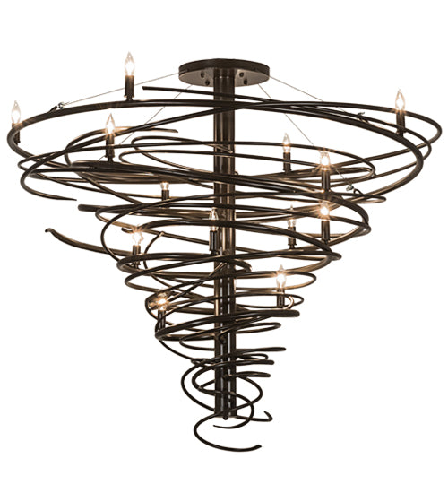 Meyda Tiffany Cyclone 158869 Chandelier Light - Timeless Bronze