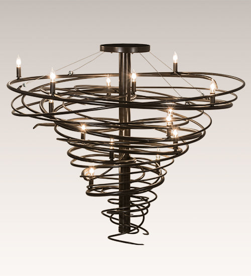 Meyda Tiffany Cyclone 158869 Chandelier Light - Timeless Bronze