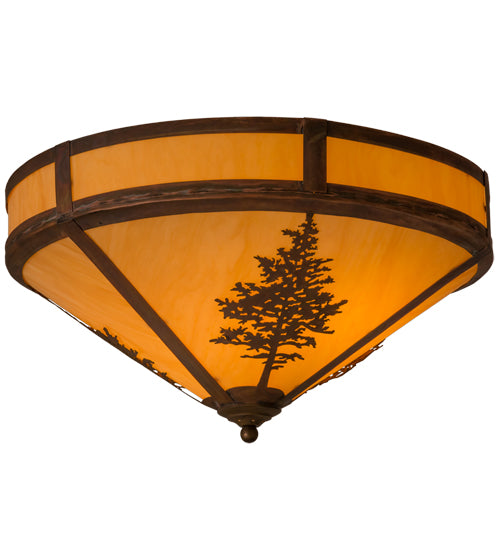 Meyda Tiffany Tamarack 158930 Ceiling Light - Vintage Copper