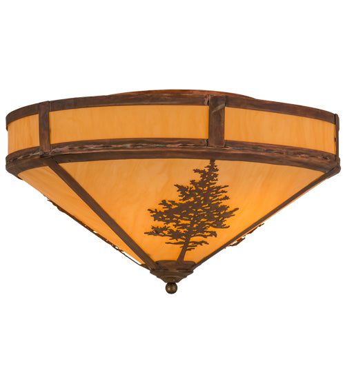 Meyda Tiffany Tamarack 158930 Ceiling Light - Vintage Copper