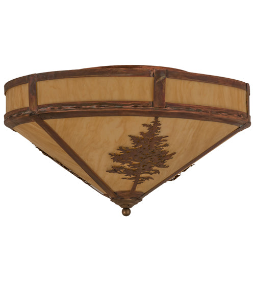 Meyda Tiffany Tamarack 158930 Ceiling Light - Vintage Copper