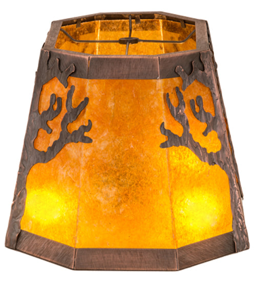 Meyda Tiffany Lighting 158951 Arbre Shade Lamp Shade Copper/Antique/Verde