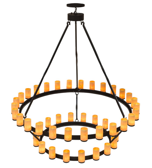 Meyda Tiffany Noziroh Ring 158996 Chandelier Light - Rust,Wrought Iron