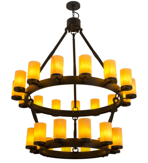 Meyda Tiffany Noziroh Ring 159006 Chandelier Light - Black