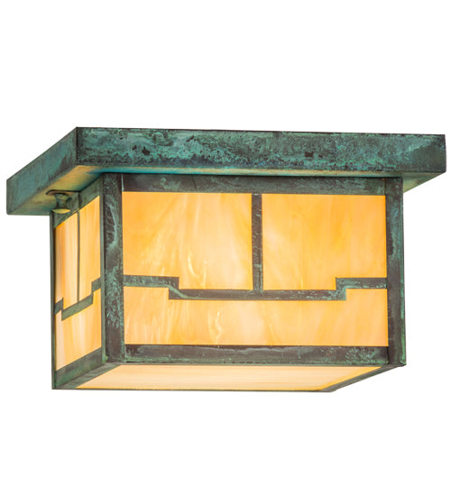 Meyda Tiffany Hyde Park 159221 Ceiling Light - Verdigris