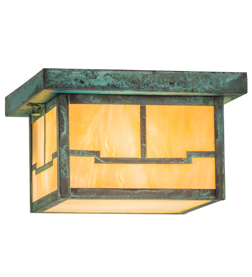 Meyda Tiffany Hyde Park 159221 Ceiling Light - Verdigris