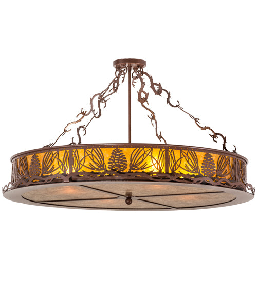 Meyda Tiffany Mountain Pine 159669 Ceiling Light - Rust