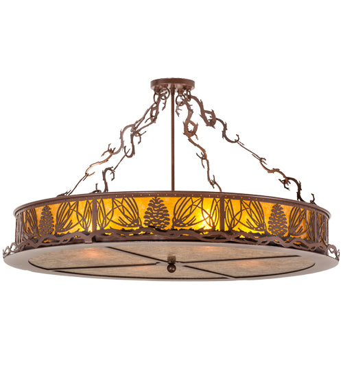 Meyda Tiffany Mountain Pine 159669 Ceiling Light - Rust