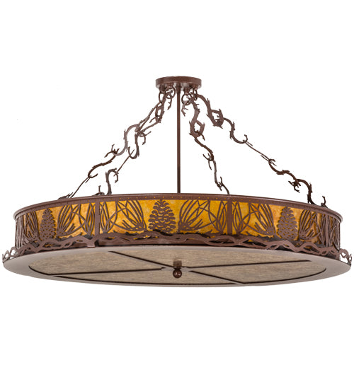 Meyda Tiffany Mountain Pine 159669 Ceiling Light - Rust