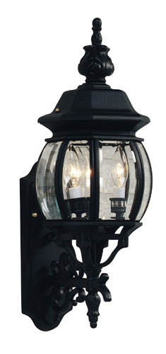 Artcraft Lighting AC8360BK Classico Three Light Outdoor Wall Mount Outdoor Black