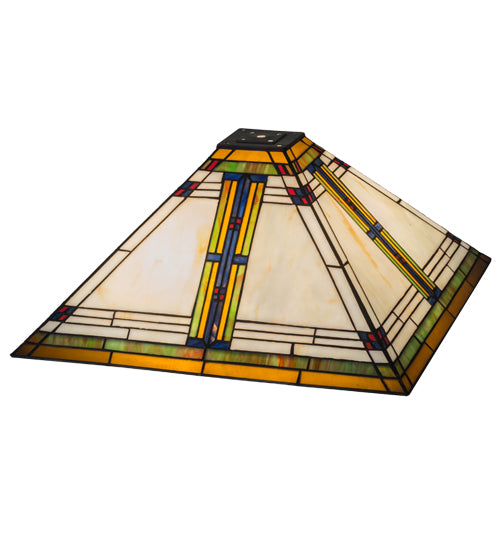 Meyda Tiffany Lighting 159889 Nevada Shade Lamp Shade Multicolored