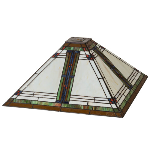 Meyda Tiffany Lighting 159889 Nevada Shade Lamp Shade Multicolored
