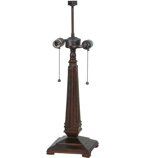 Meyda Tiffany Lighting 159892 Mission 23"Table Base Utility Light Bronze / Dark