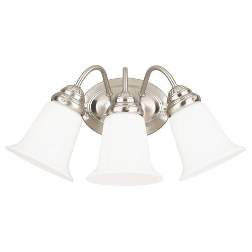 Westinghouse Trinity 6649700 Bath Vanity Light 9 in. wide - Brushed Nickel