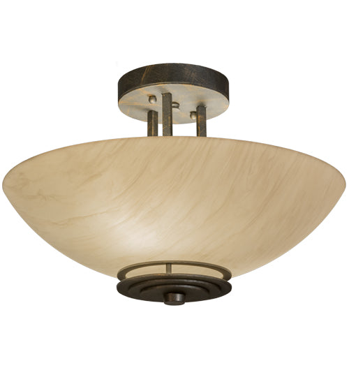 Meyda Tiffany Thurston 159962 Ceiling Light - French Bronzed