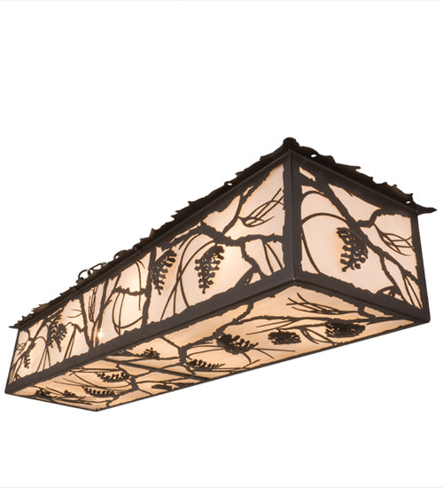 Meyda Tiffany Whispering Pines 159992 Bath Vanity Light 14 in. wide - Timeless Bronze