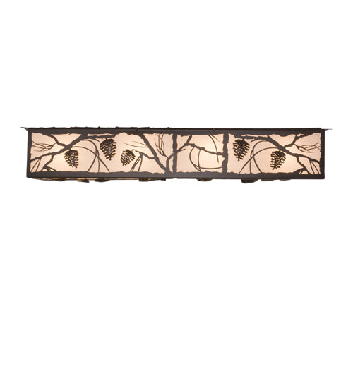 Meyda Tiffany Whispering Pines 159992 Bath Vanity Light 14 in. wide - Timeless Bronze