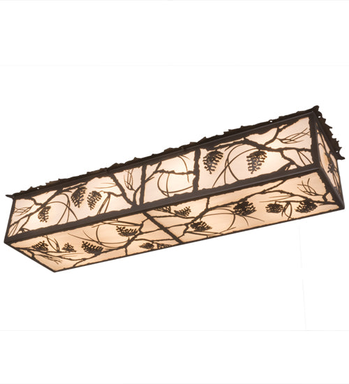 Meyda Tiffany Whispering Pines 159992 Bath Vanity Light 14 in. wide - Timeless Bronze