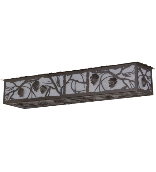 Meyda Tiffany Whispering Pines 159992 Bath Vanity Light 14 in. wide - Timeless Bronze