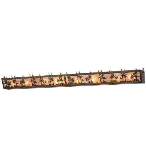 Meyda Tiffany Tall Pines 159995 Bath Vanity Light 60 in. wide - Antique Copper