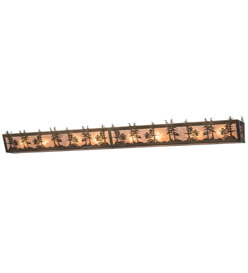 Meyda Tiffany Tall Pines 159995 Bath Vanity Light 60 in. wide - Antique Copper