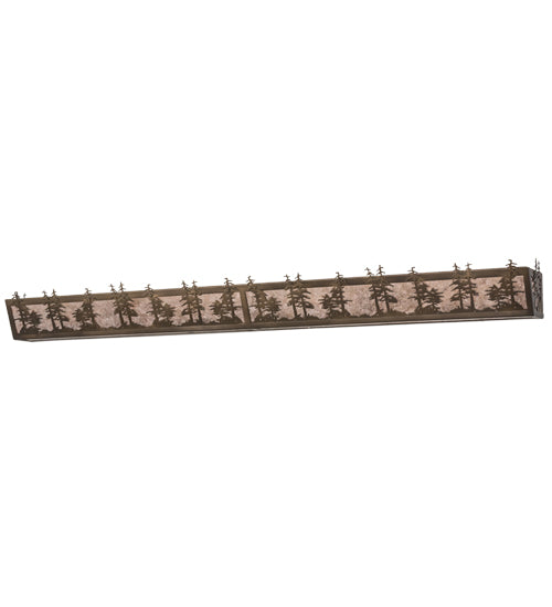 Meyda Tiffany Tall Pines 159995 Bath Vanity Light 60 in. wide - Antique Copper