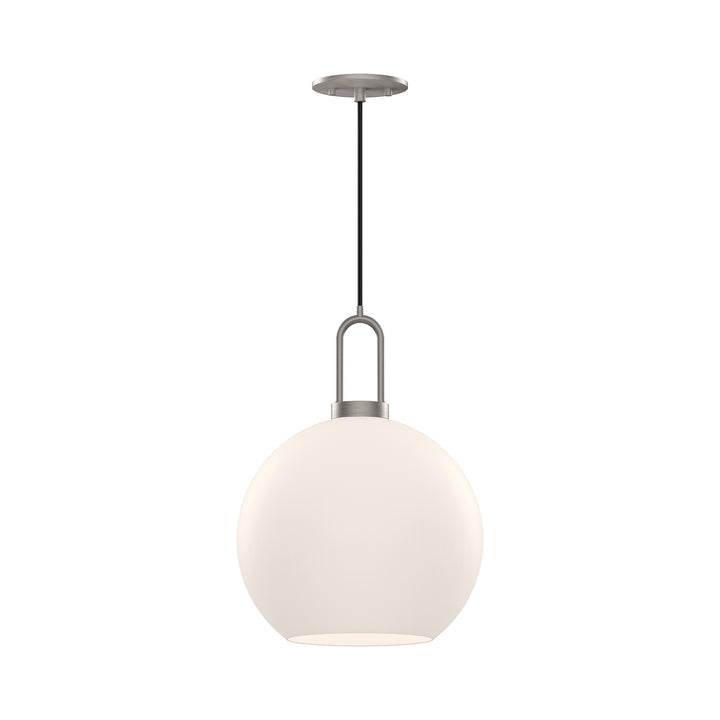 Alora Mood soji PD601710BNOP Pendant Light - Brushed Nickel/Opal Matte Glass