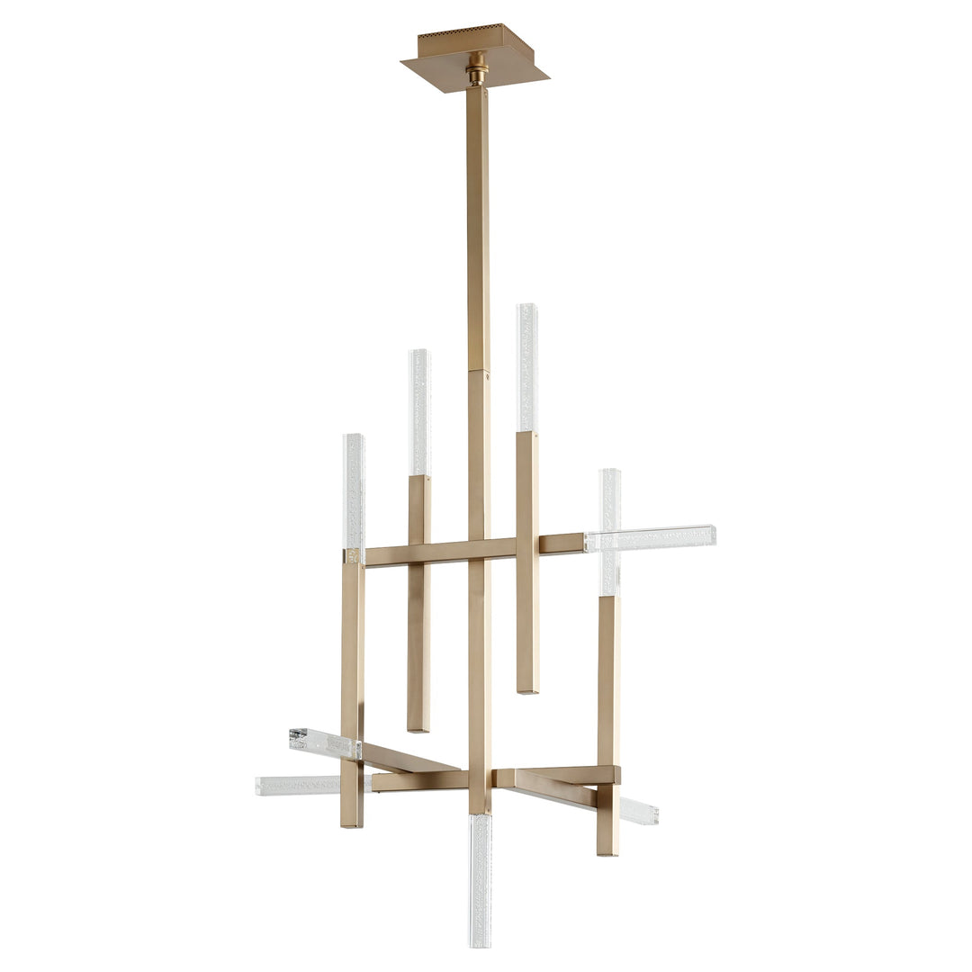 Oxygen Atlantis 3-636-40 Chandelier Light - Aged Brass