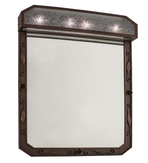 Meyda Tiffany Arabesque 160047 Bath Vanity Light 30 in. wide - Mahogany Bronze