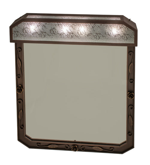 Meyda Tiffany Arabesque 160047 Bath Vanity Light 30 in. wide - Mahogany Bronze