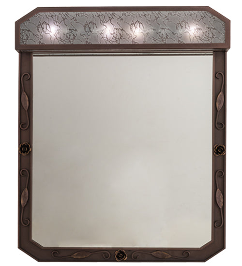 Meyda Tiffany Arabesque 160047 Bath Vanity Light 30 in. wide - Mahogany Bronze