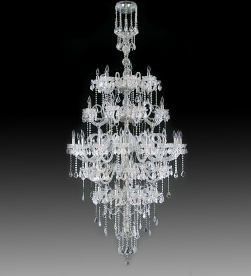 Meyda Tiffany Maya 174421 Chandelier Light - Chrome,Crystal