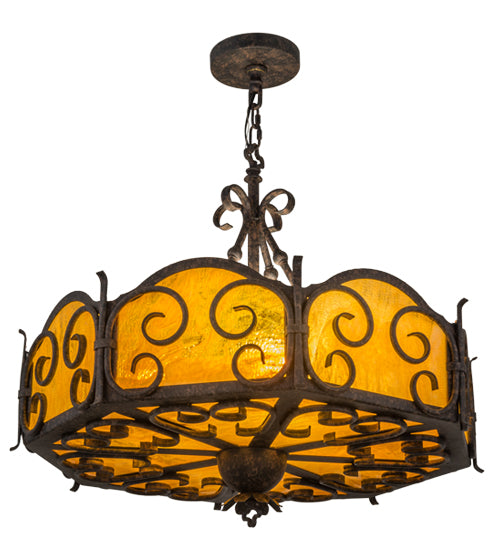 Meyda Tiffany Radha 160260 Pendant Light - Craftsman Brown
