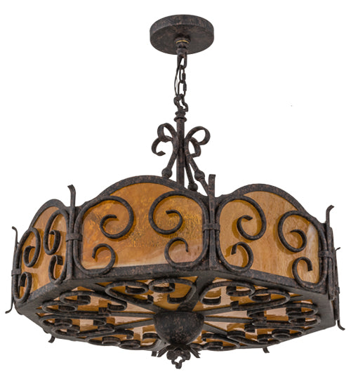 Meyda Tiffany Radha 160260 Pendant Light - Craftsman Brown