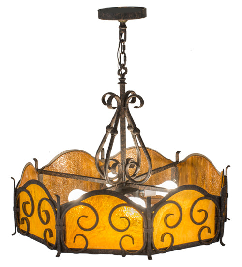 Meyda Tiffany Radha 160260 Pendant Light - Craftsman Brown