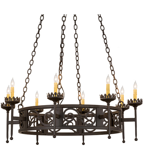 Meyda Tiffany Majella 160337 Chandelier Light - Oil Rubbed Bronze