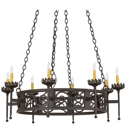 Meyda Tiffany Majella 160337 Chandelier Light - Oil Rubbed Bronze