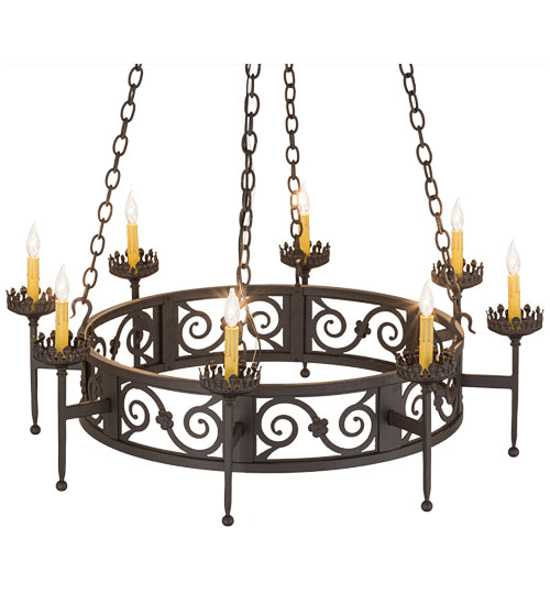 Meyda Tiffany Majella 160337 Chandelier Light - Oil Rubbed Bronze