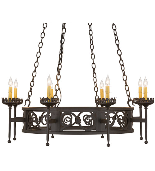 Meyda Tiffany Majella 160337 Chandelier Light - Oil Rubbed Bronze