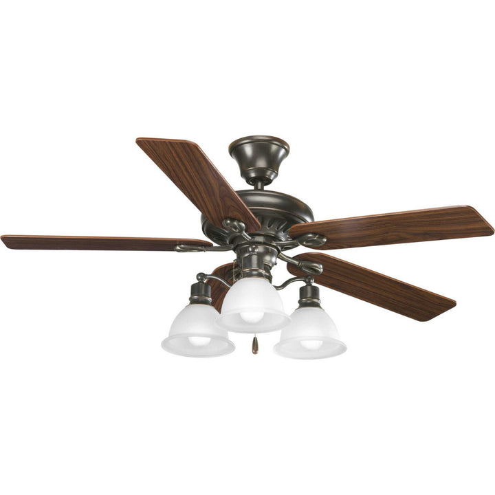 Progress Airpro Signature P2521-20 Ceiling Fan - Antique Bronze, Medium Cherry, Classic Walnut/