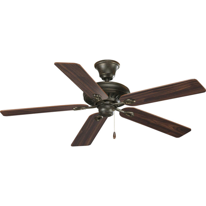 Progress AirPro Signature P2521-77 Ceiling Fan - Forged Bronze, Classic Walnut, Medium Cherry/