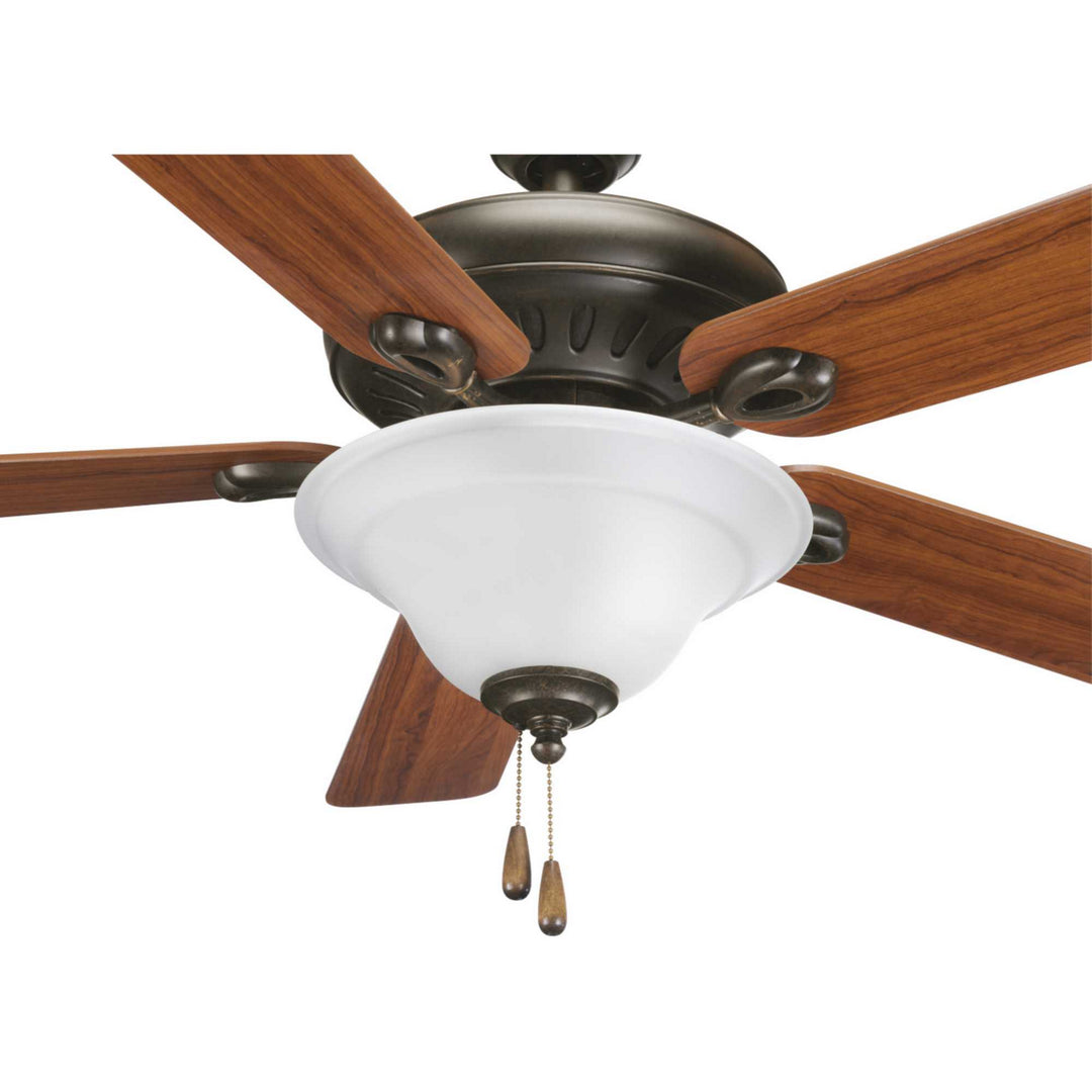 Progress AirPro Signature P2521-77 Ceiling Fan - Forged Bronze, Classic Walnut, Medium Cherry/