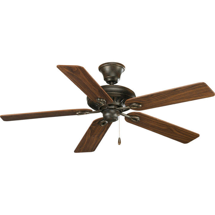 Progress AirPro Signature P2521-77 Ceiling Fan - Forged Bronze, Classic Walnut, Medium Cherry/