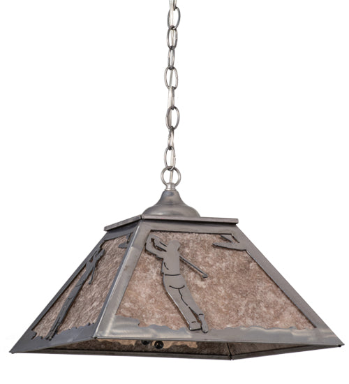 Meyda Tiffany Golf 160480 Pendant Light - Steel