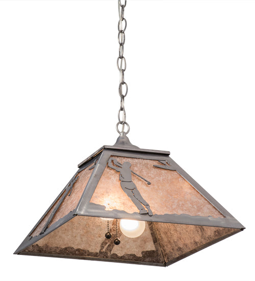 Meyda Tiffany Golf 160480 Pendant Light - Steel
