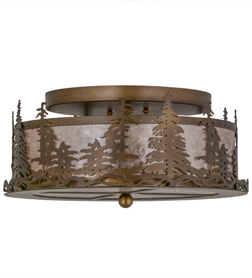 Meyda Tiffany Tall Pines 160561 Ceiling Light - Antique Copper